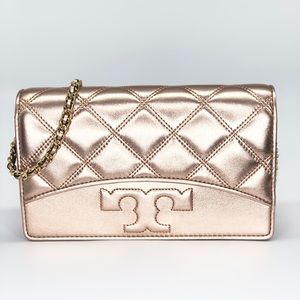 TORY BURCH Savannah Chain Flat Wallet